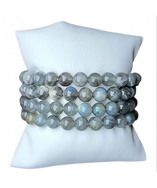 Bracelet Labradorite A+ Pierres rondes (s)