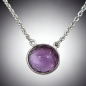 Pendentif Améthyste avec chaîne Argent 925