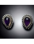 Boucles Améthyste Argent 925