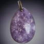 Pendentif Lépidolite avec bélière