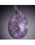 Pendentif Lépidolite avec bélière