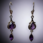 Boucles Améthyste Argent 925