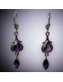 Boucles Améthyste Argent 925