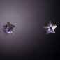 Boucles Zirconium étoiles Argent 925