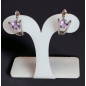 Boucles Améthyste Argent 925