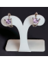 Boucles Améthyste Argent 925