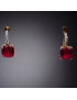 Boucles Rubis & Diamants Or 18 carats