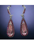 Boucles Zirconium & Swarovski pendants