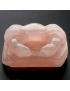 Crabe Quartz rose