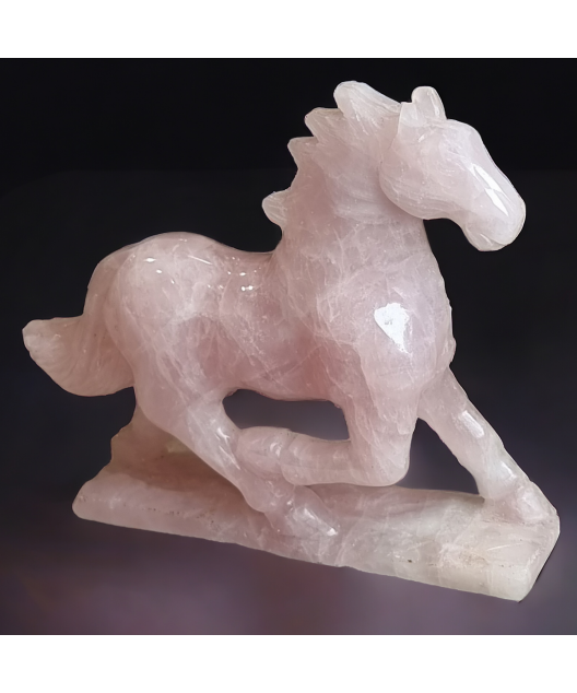 Cheval Quartz rose (S)