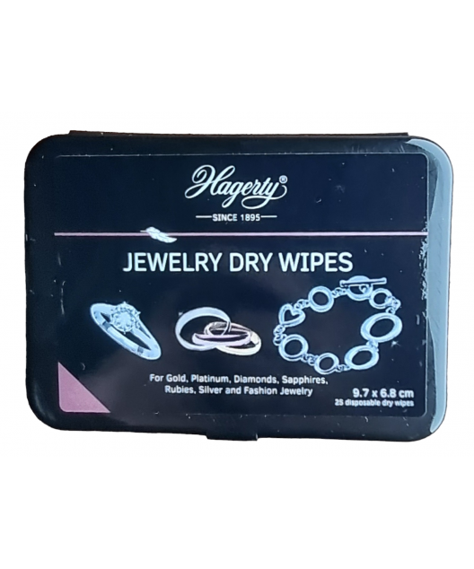 Lingettes Bijoux antipoussière et contre le ternissement