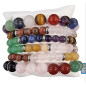 Bracelet 7 Chakras pierres rondes