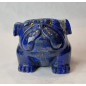 Chien Bulldog Lapis-lazuli GM