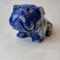 Chien Bulldog Lapis-lazuli