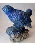 Oiseau sur branche Lapis-lazuli
