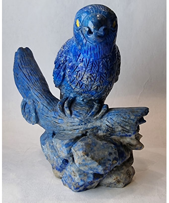 Oiseau sur branche Lapis-lazuli