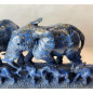 Eléphants Lapis-lazuli