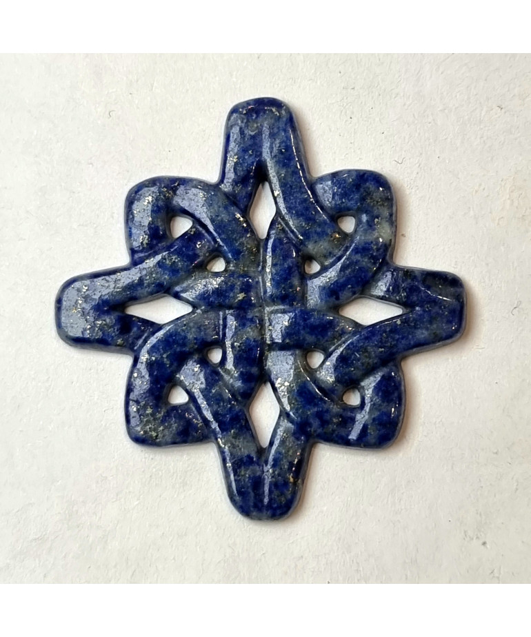 Nœud celtique Lapis-lazuli