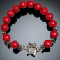 Bracelet Jaspe Impérial Etoile de David Pierres de 8mm