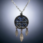 Pendentif Lapis-lazuli Fleur de vie