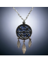 Pendentif Lapis-lazuli Fleur de vie