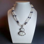 Collier Pierre de lune & Lapis-lazuli Argent 925