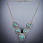 Collier Turquoise Ethnique Argent 925