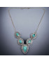 Collier Turquoise Ethnique Argent 925