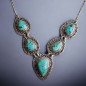 Collier Turquoise Ethnique Argent 925