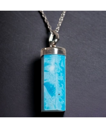 Pendentif Turquoise Argent...