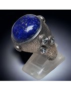 Bague Lapis-lazuli Argent 925 Taille 59