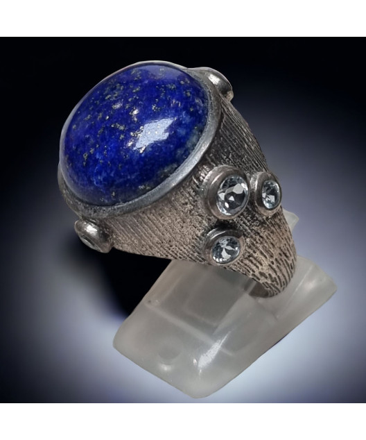 Bague Lapis-lazuli Argent 925 Taille 59