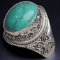 Bague Turquoise argent 925 Taille 63