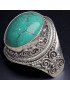 Bague Turquoise argent 925 Taille 63