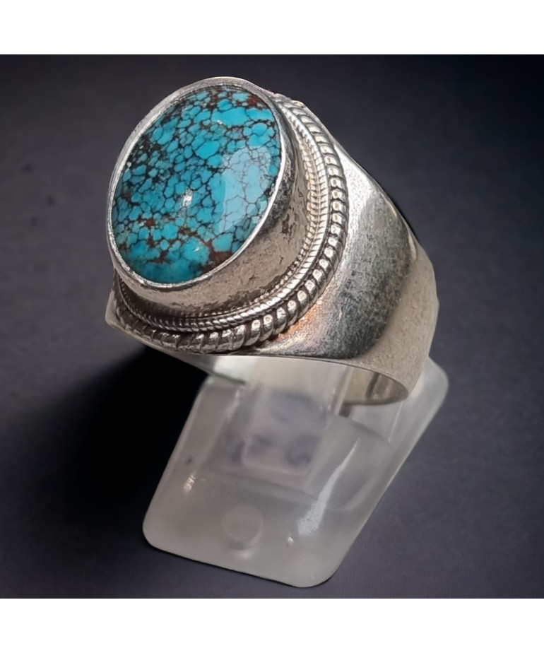 Bague Turquoise argent 925 Taille 63