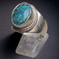 Bague Turquoise argent 925 Taille 63