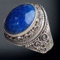 Bague Lapis-lazuli Argent 925 Taille 68