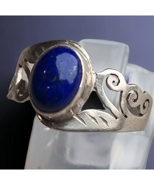 Bague Lapis-lazuli Argent 925 Taille 52