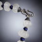 Collier Cristal de roche & Lapis-lazuli Argent 925
