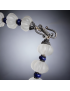 Collier Cristal de roche & Lapis-lazuli Argent 925