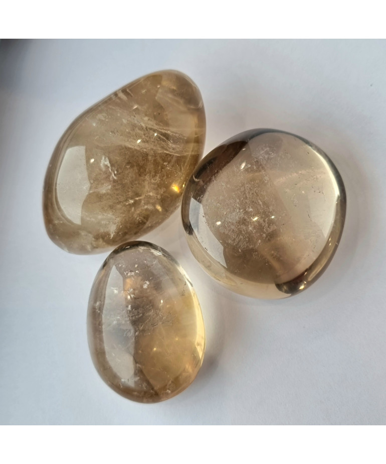 Galet Citrine fumée