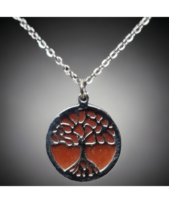 Pendentif Cornaline Arbre...