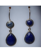 Boucles Lapis-lazuli Argent 925