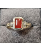 Bague Cornaline Argent 925