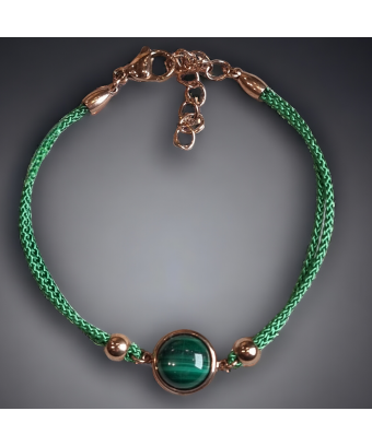 Bracelet Malachite avec...