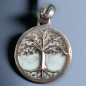 Pendentif Howlite Arbre de vie Argent 925
