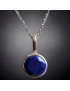 Pendentif Lapis-lazuli Argent 925 avec chaîne