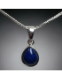 Pendentif Lapis-lazuli Argent 925 avec chaîne