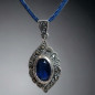 Pendentif Lapis-lazuli Argent 925 sur cordon