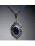 Pendentif Lapis-lazuli Argent 925 sur cordon